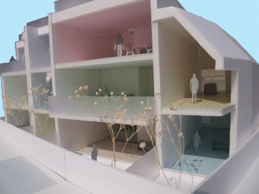 コーポラティブハウス大井町模型1